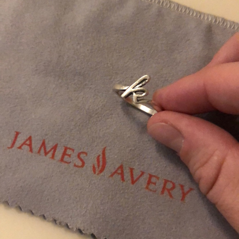 James Avery Initial Ring “K”
